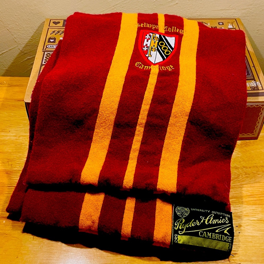 Selwyn College Scarf by Ryder Arnie's University Outfitters Cambridge, England